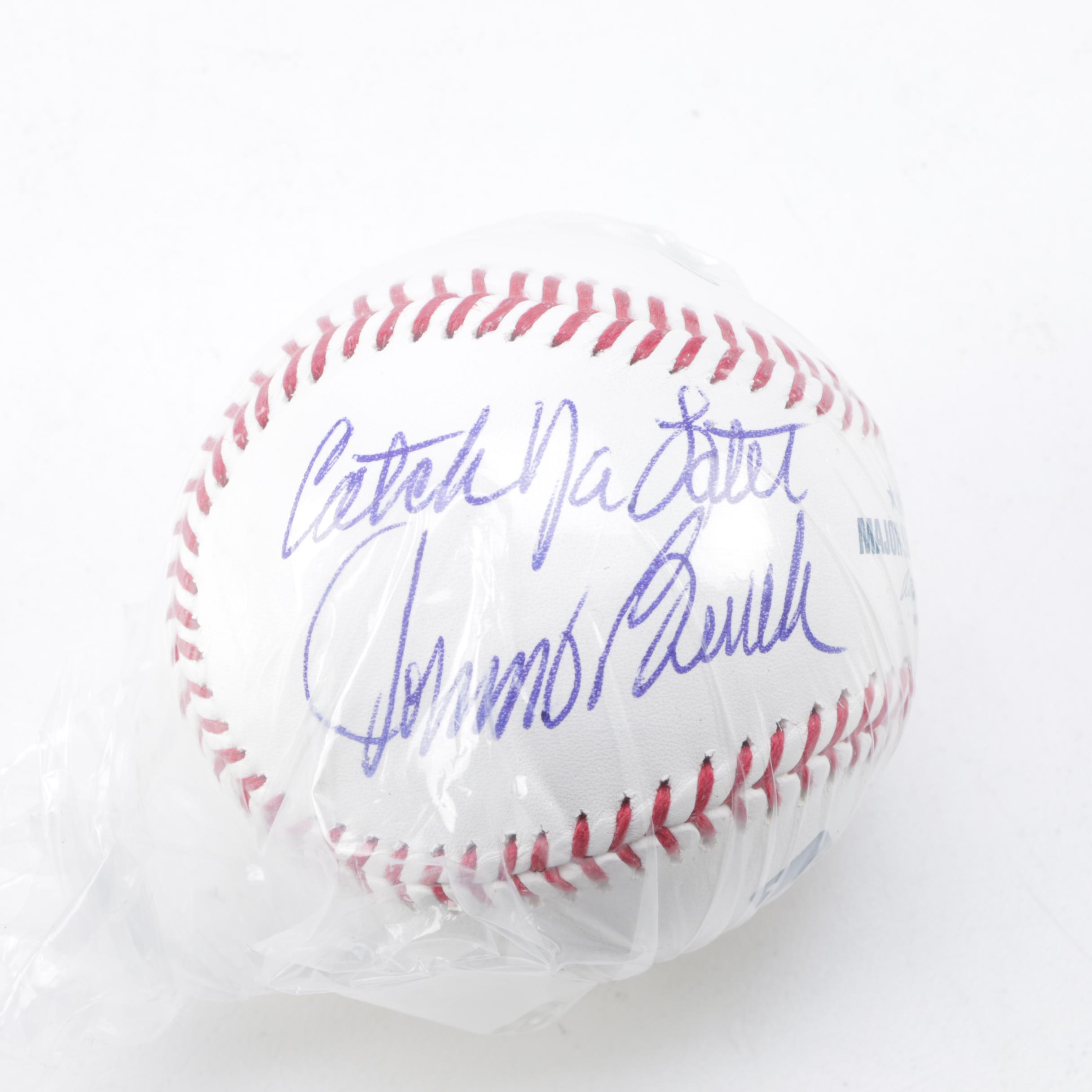 Johnny Bench Autographed Baseball