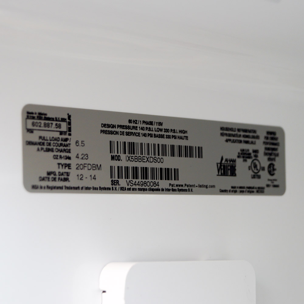 IKEA Nutid French Door Refrigerator