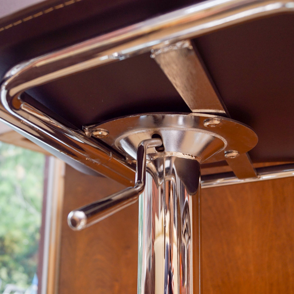 Pair of Leather Barstools