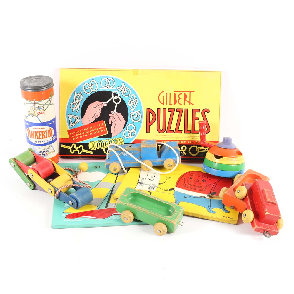 Vintage Toys Including Playskool