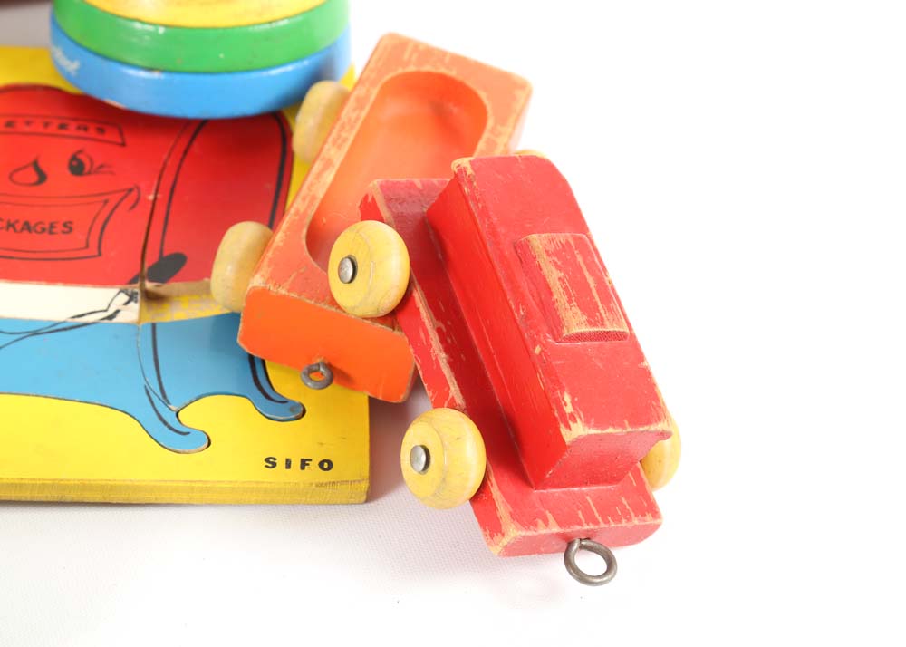 Vintage Toys Including Playskool