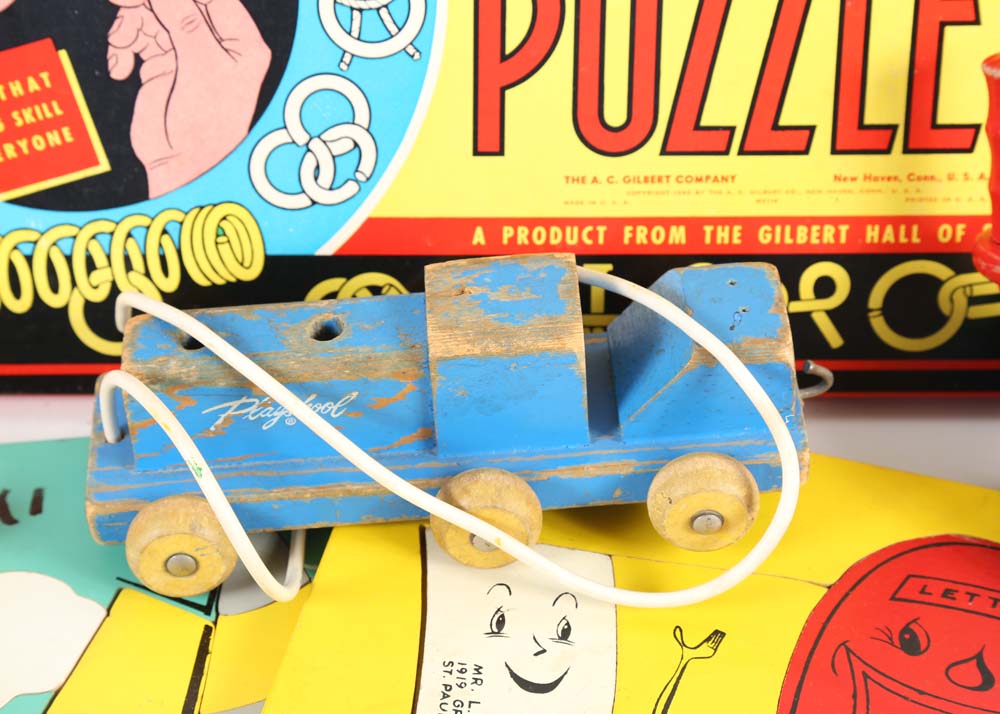 Vintage Toys Including Playskool