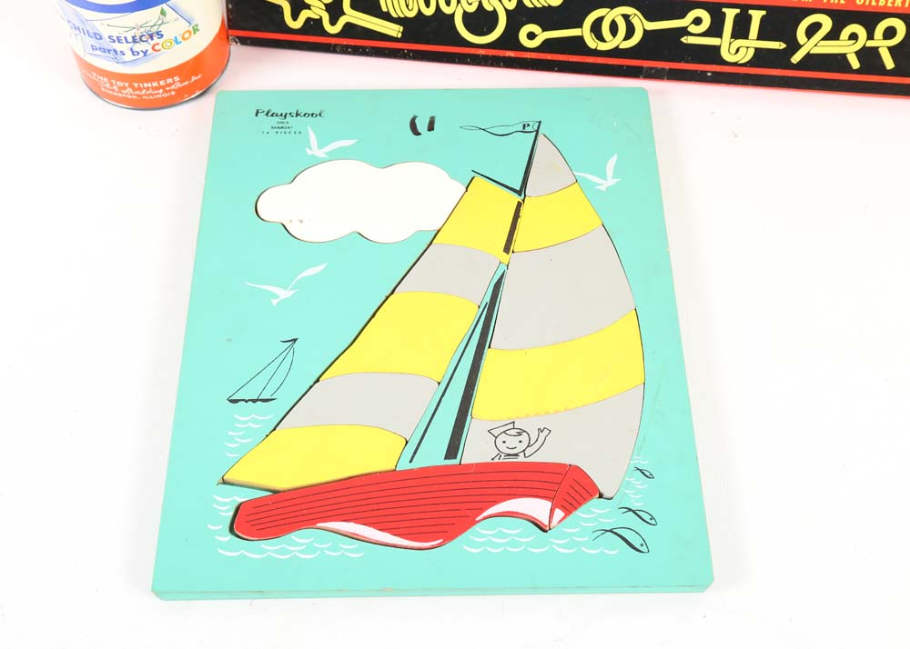 Vintage Toys Including Playskool