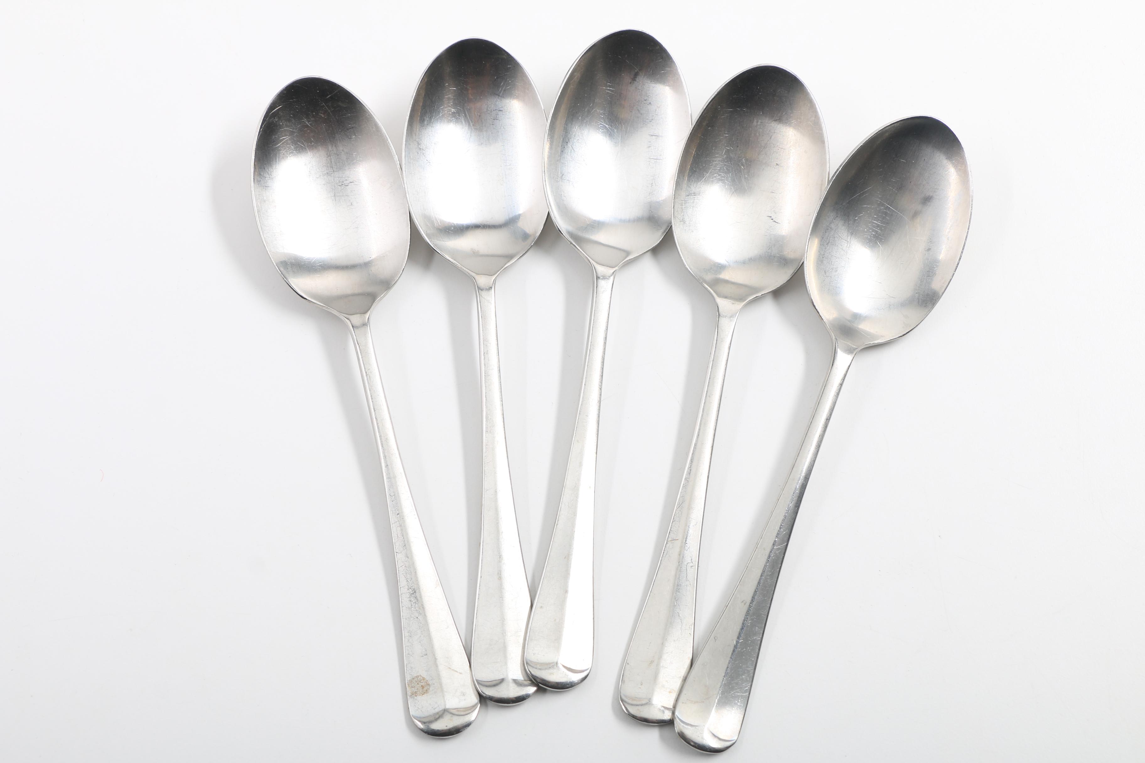 Stainless Steel "Queen Anne" Style Flatware, Made in England