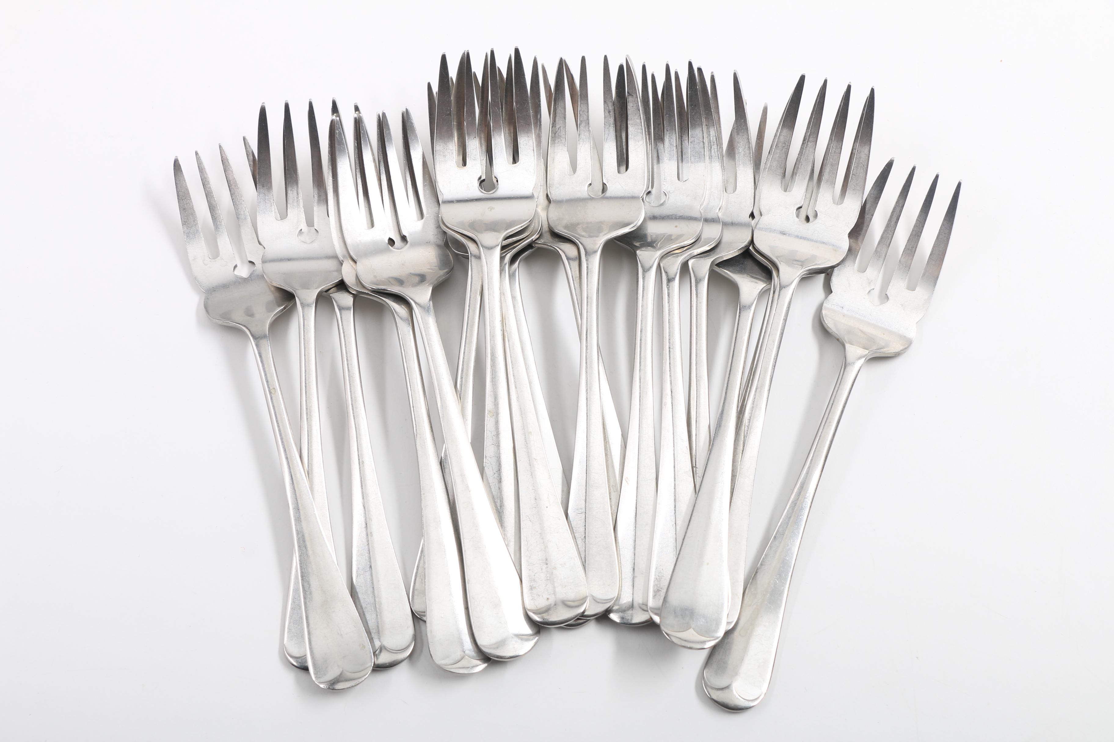 Stainless Steel "Queen Anne" Style Flatware, Made in England