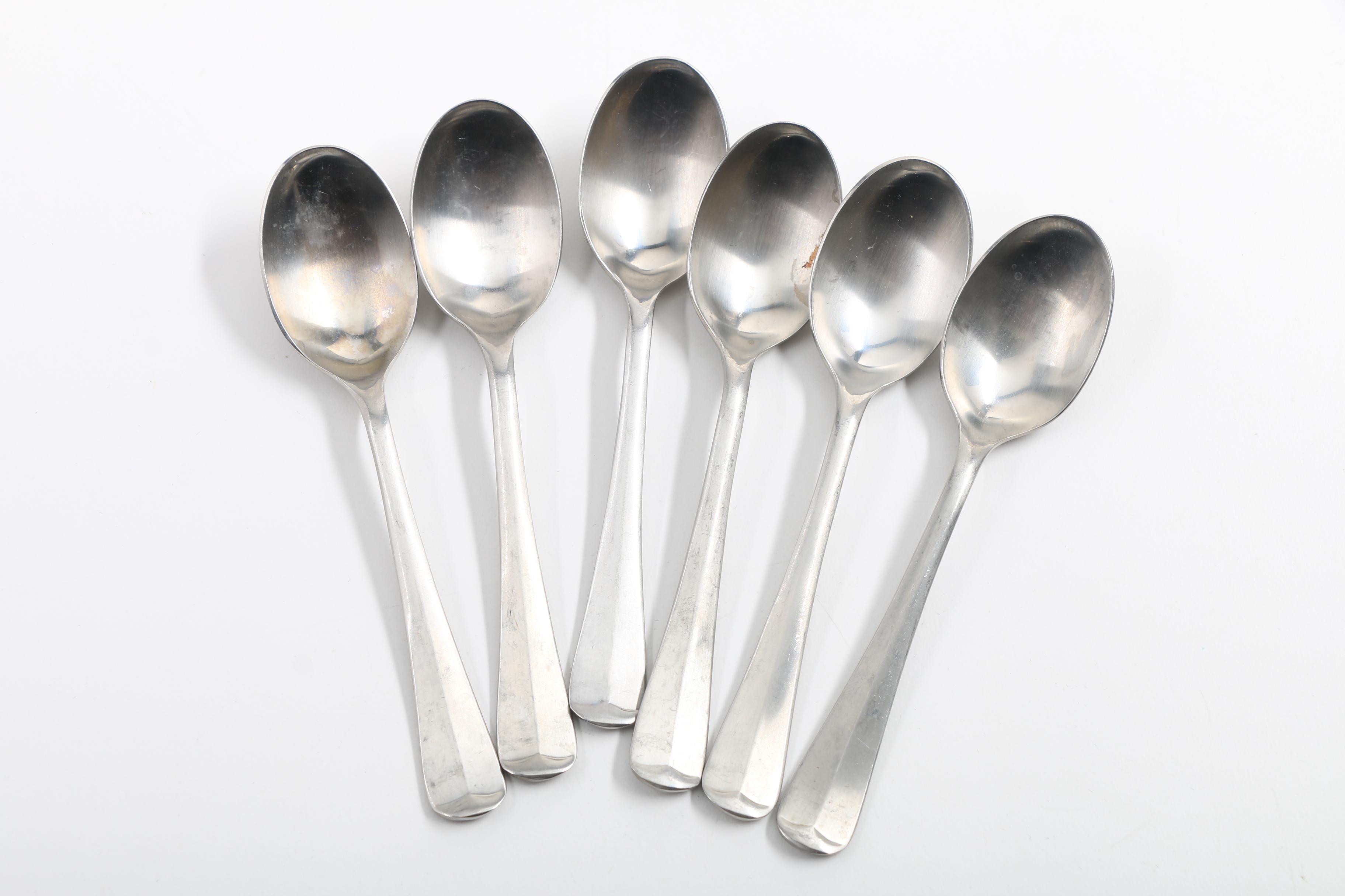 Stainless Steel "Queen Anne" Style Flatware, Made in England