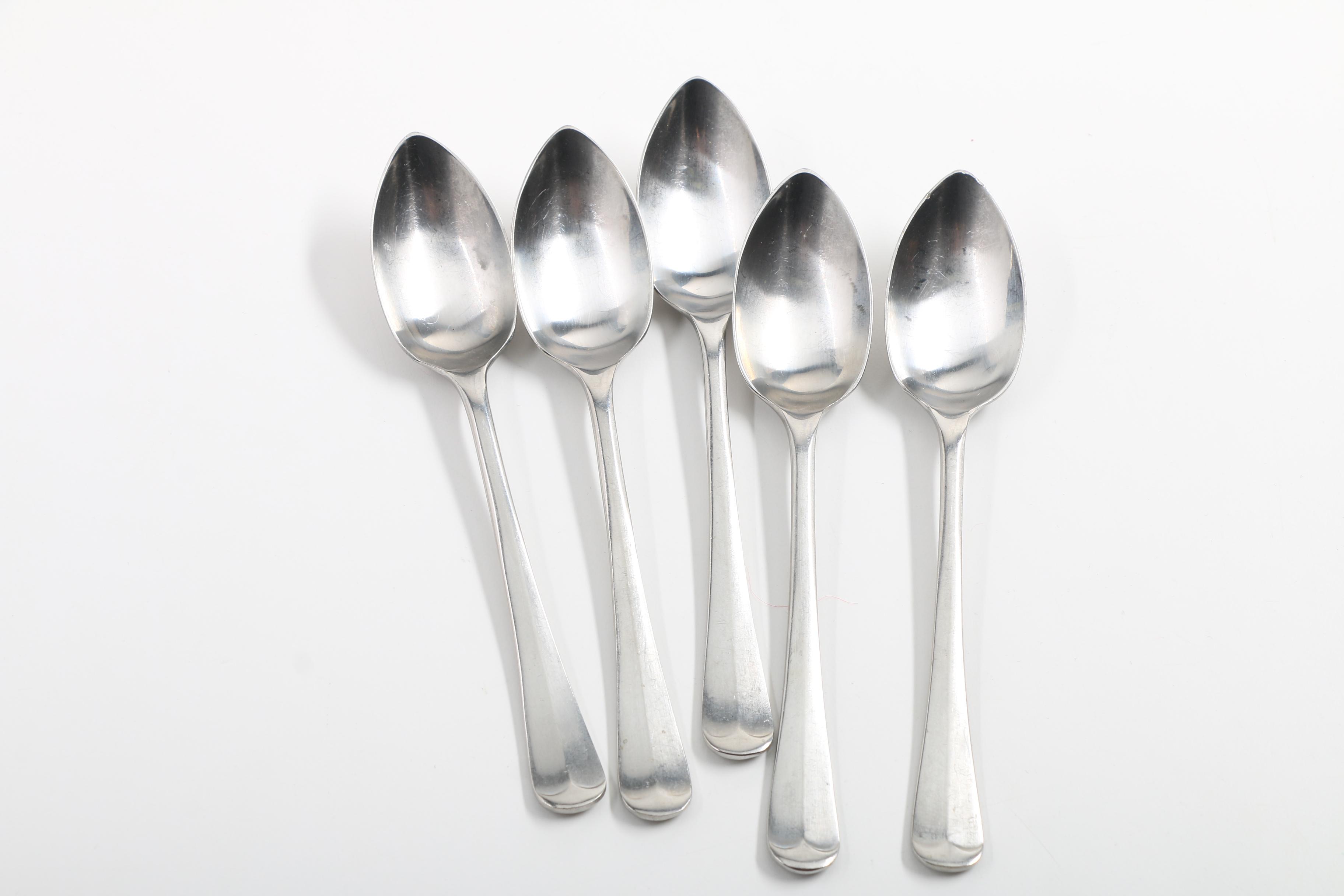 Stainless Steel "Queen Anne" Style Flatware, Made in England