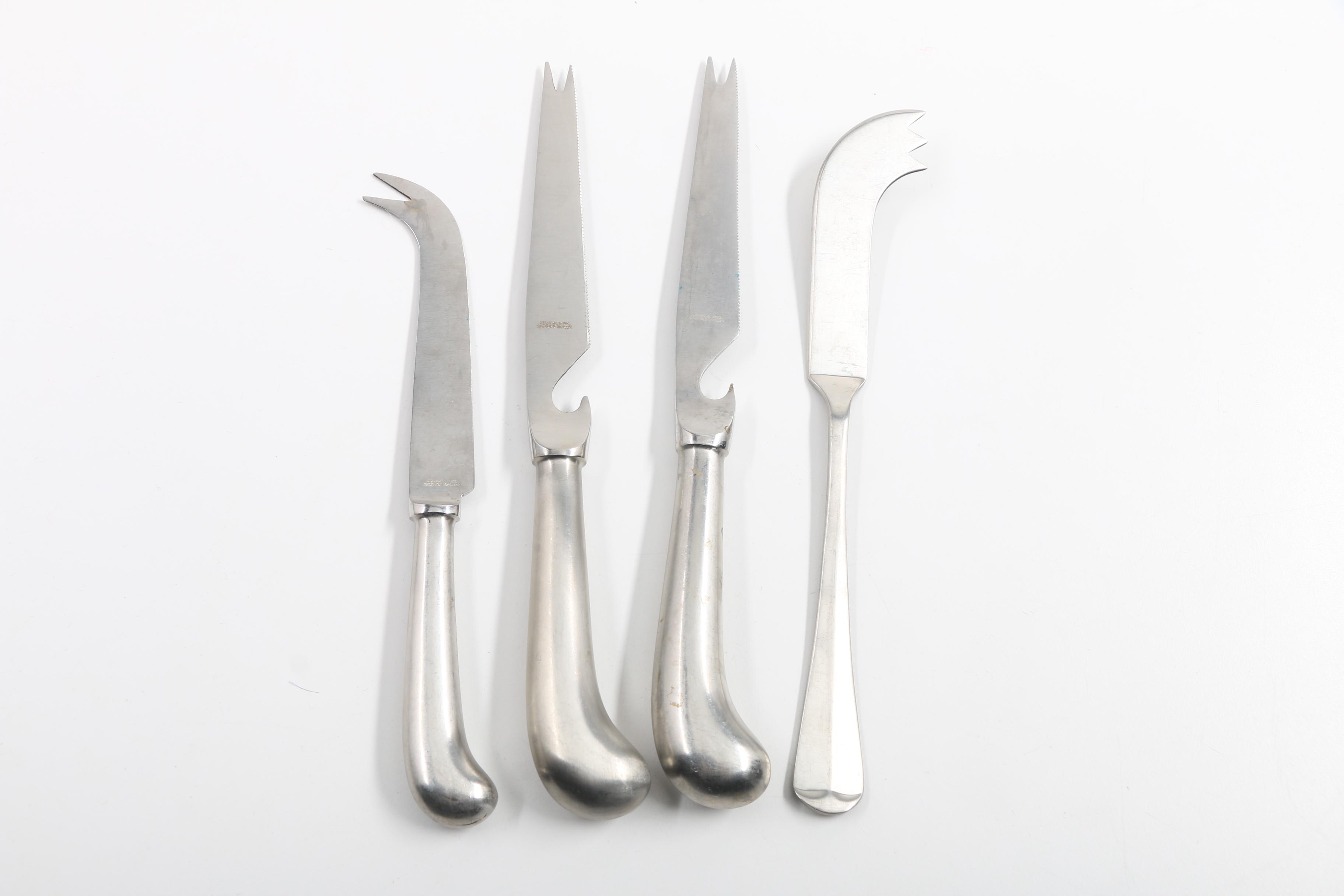 Stainless Steel "Queen Anne" Style Flatware, Made in England