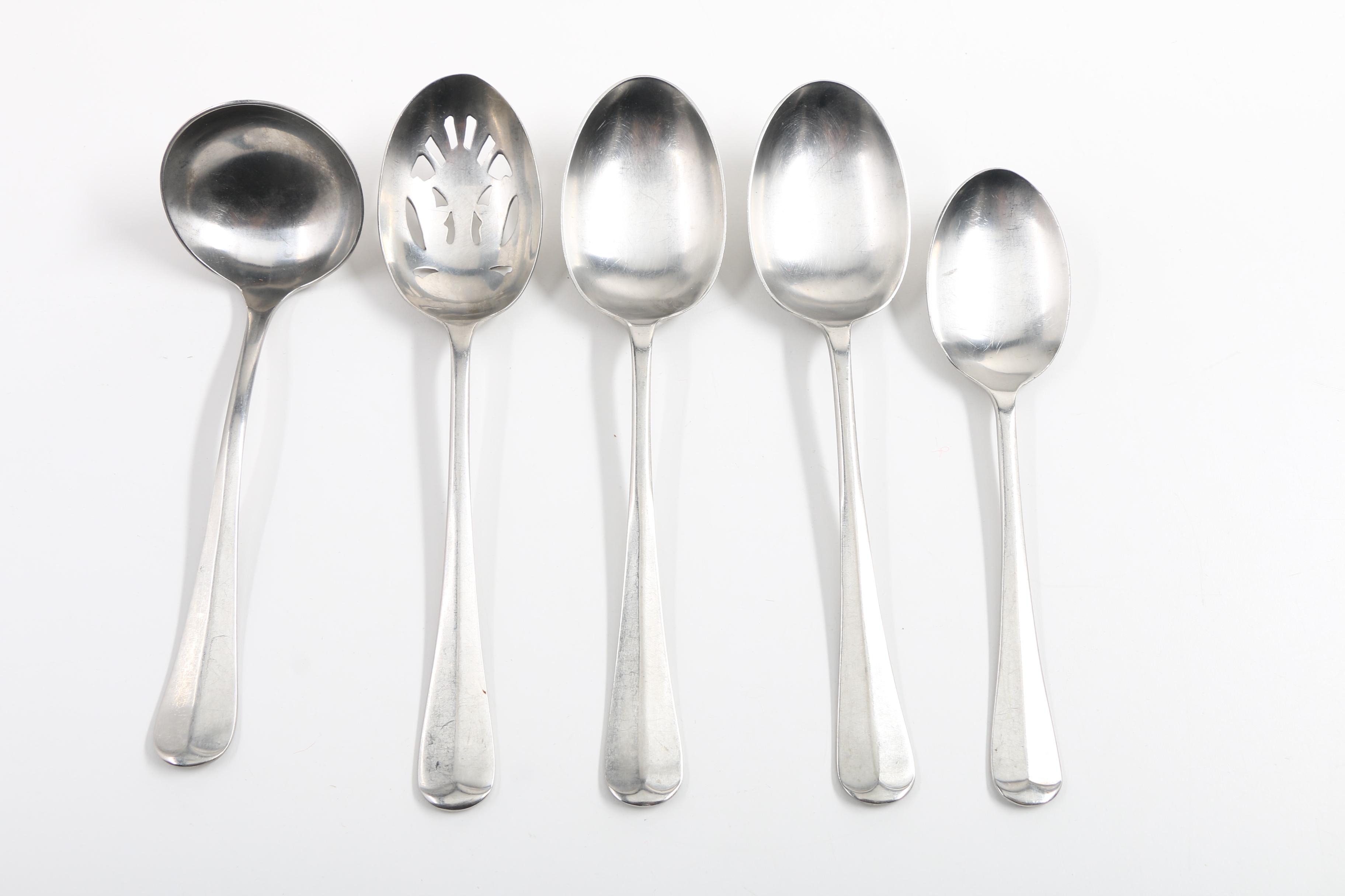 Stainless Steel "Queen Anne" Style Flatware, Made in England