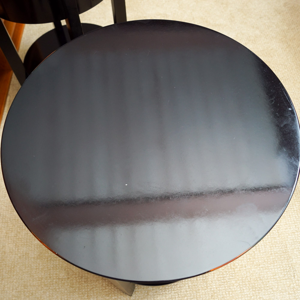 Pottery Barn Round Wooden Side Tables