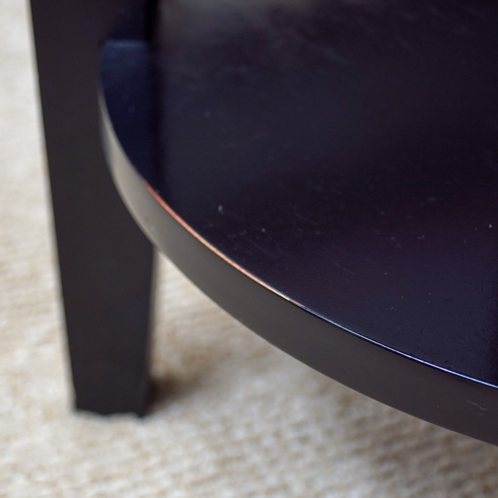 Pottery Barn Round Wooden Side Tables
