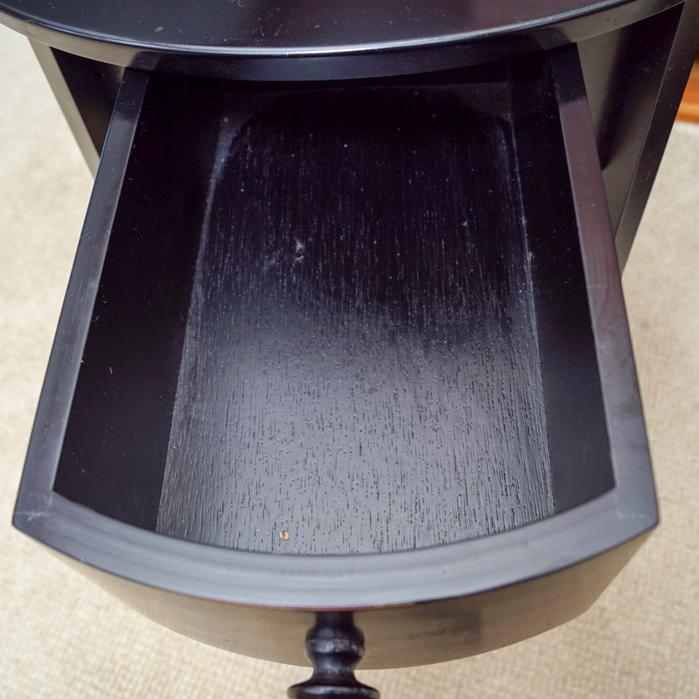 Pottery Barn Round Wooden Side Tables