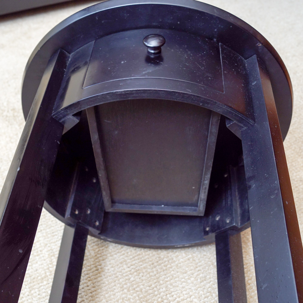 Pottery Barn Round Wooden Side Tables