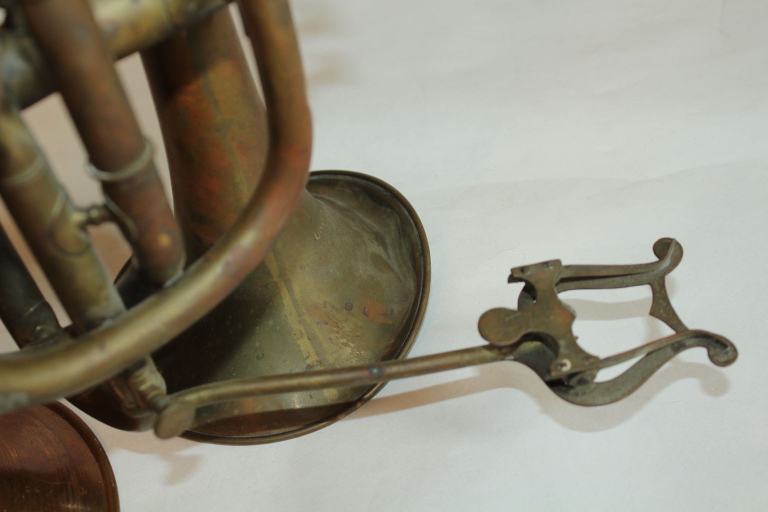 J. Henri Marchand Brass Cornet with Decor Trumpet