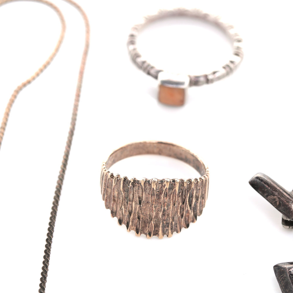 Assortment of Sterling Silver Jewelry