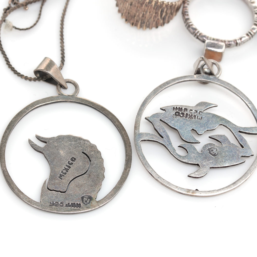 Assortment of Sterling Silver Jewelry