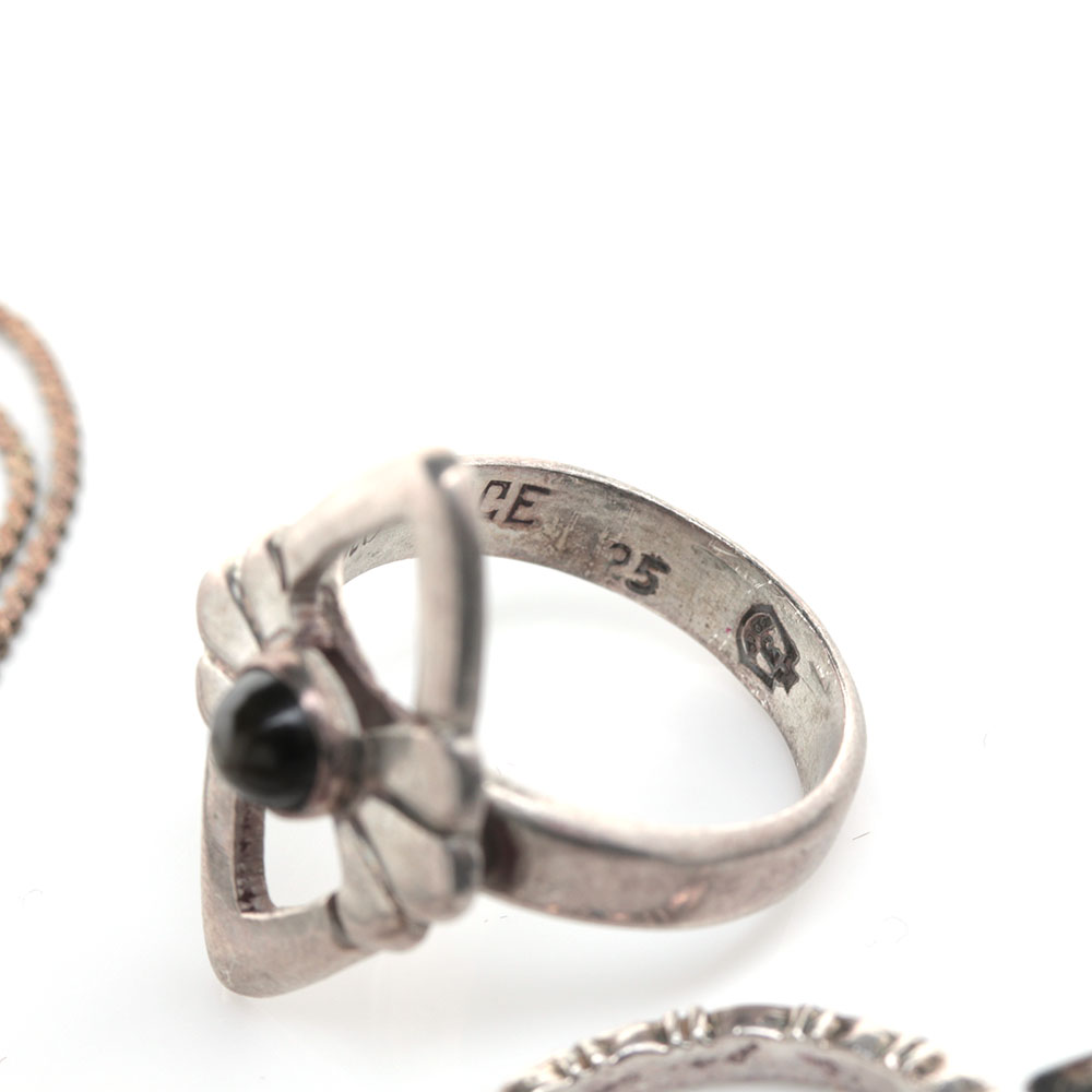 Assortment of Sterling Silver Jewelry