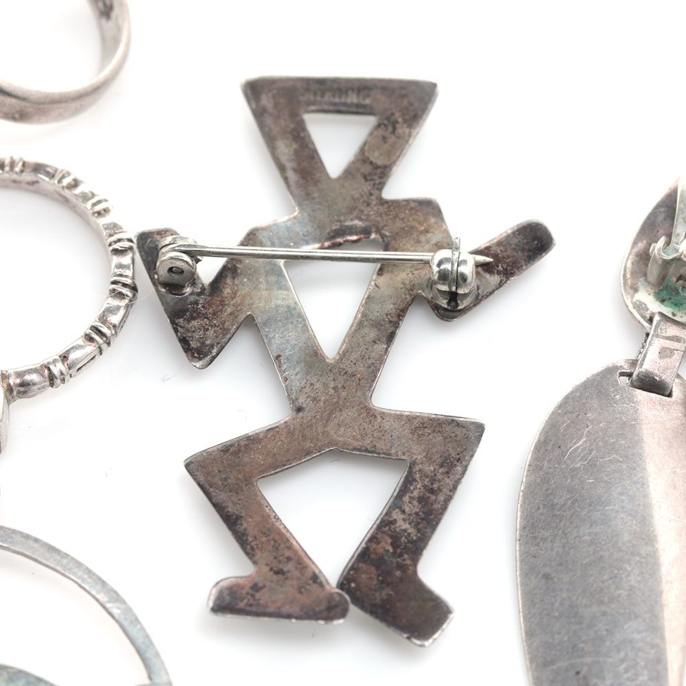 Assortment of Sterling Silver Jewelry