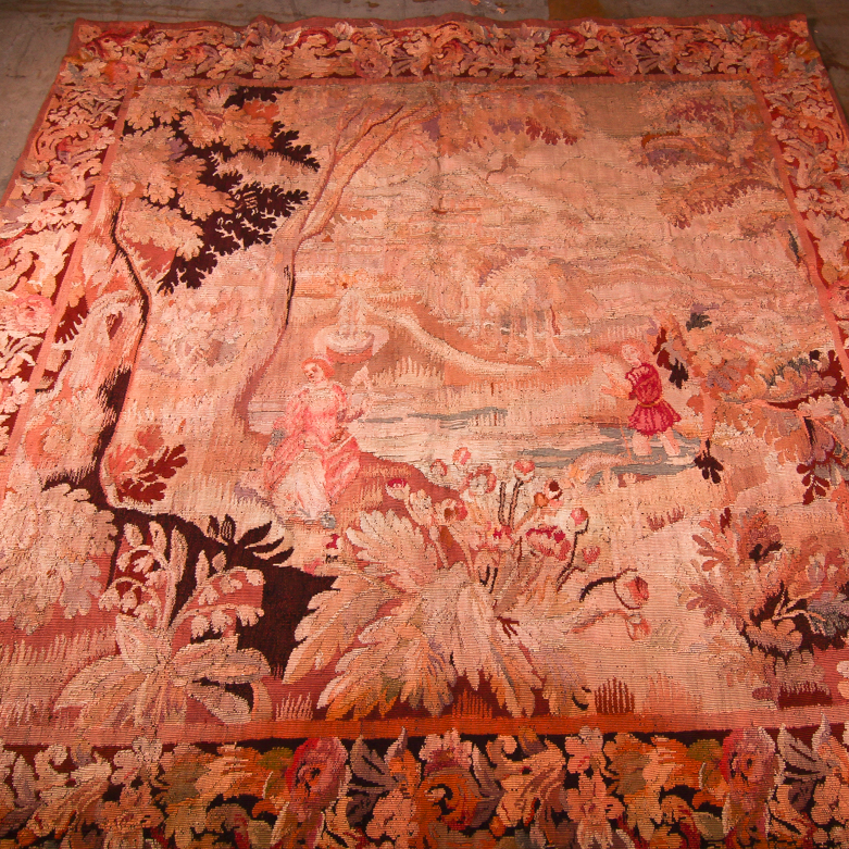 Vintage Handwoven Tapestry