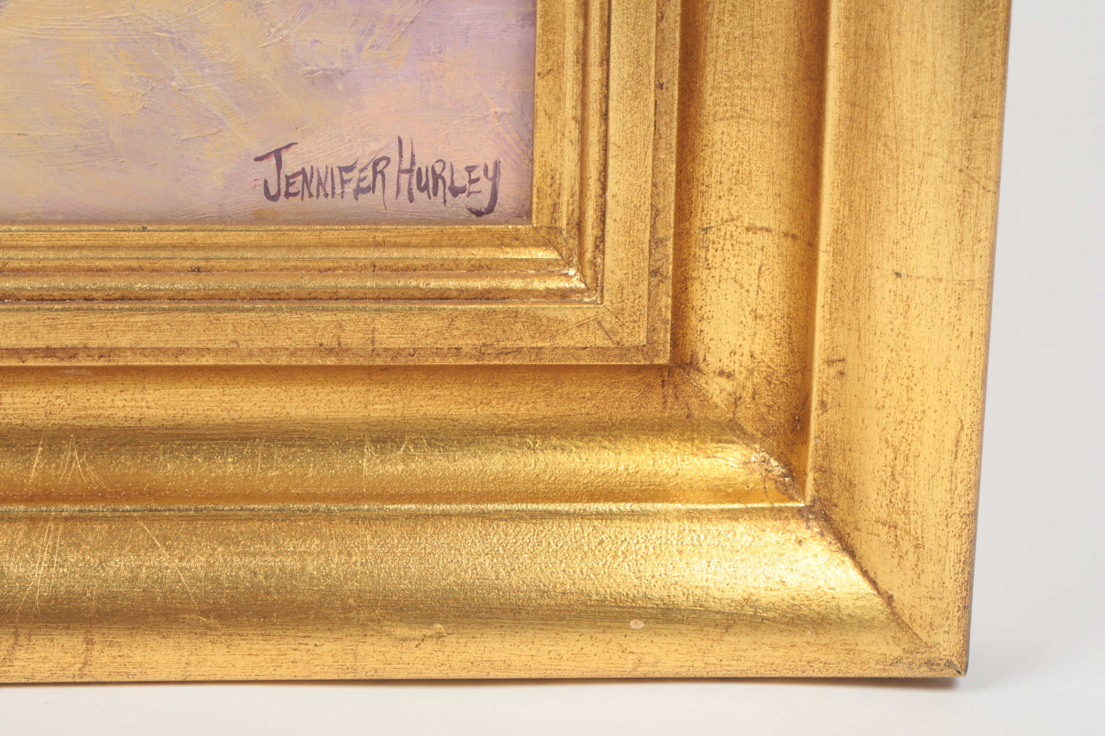 Jennifer Hurley Oil Painting on Board of Floral Still Life