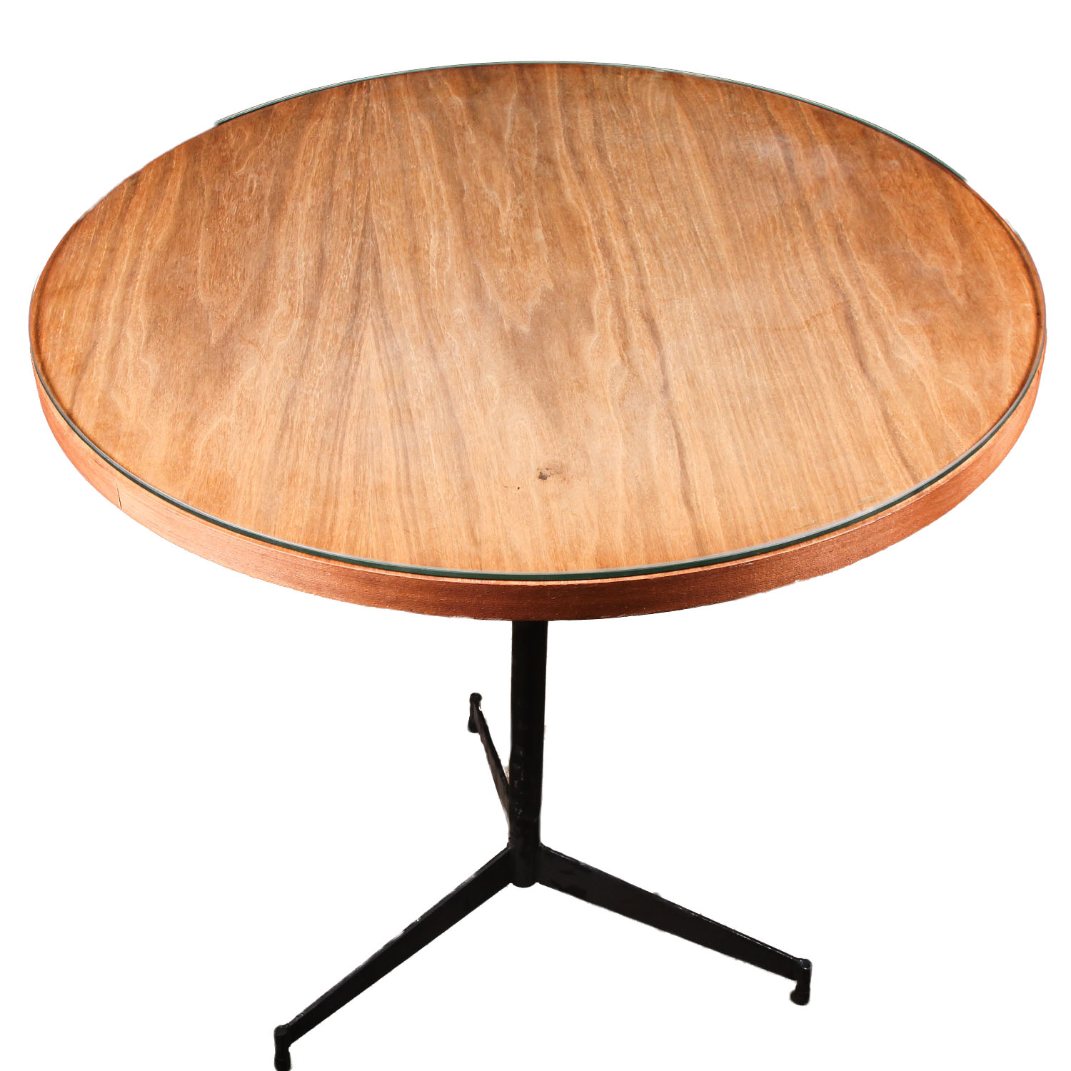 Vintage Glass Top Kitchen Table