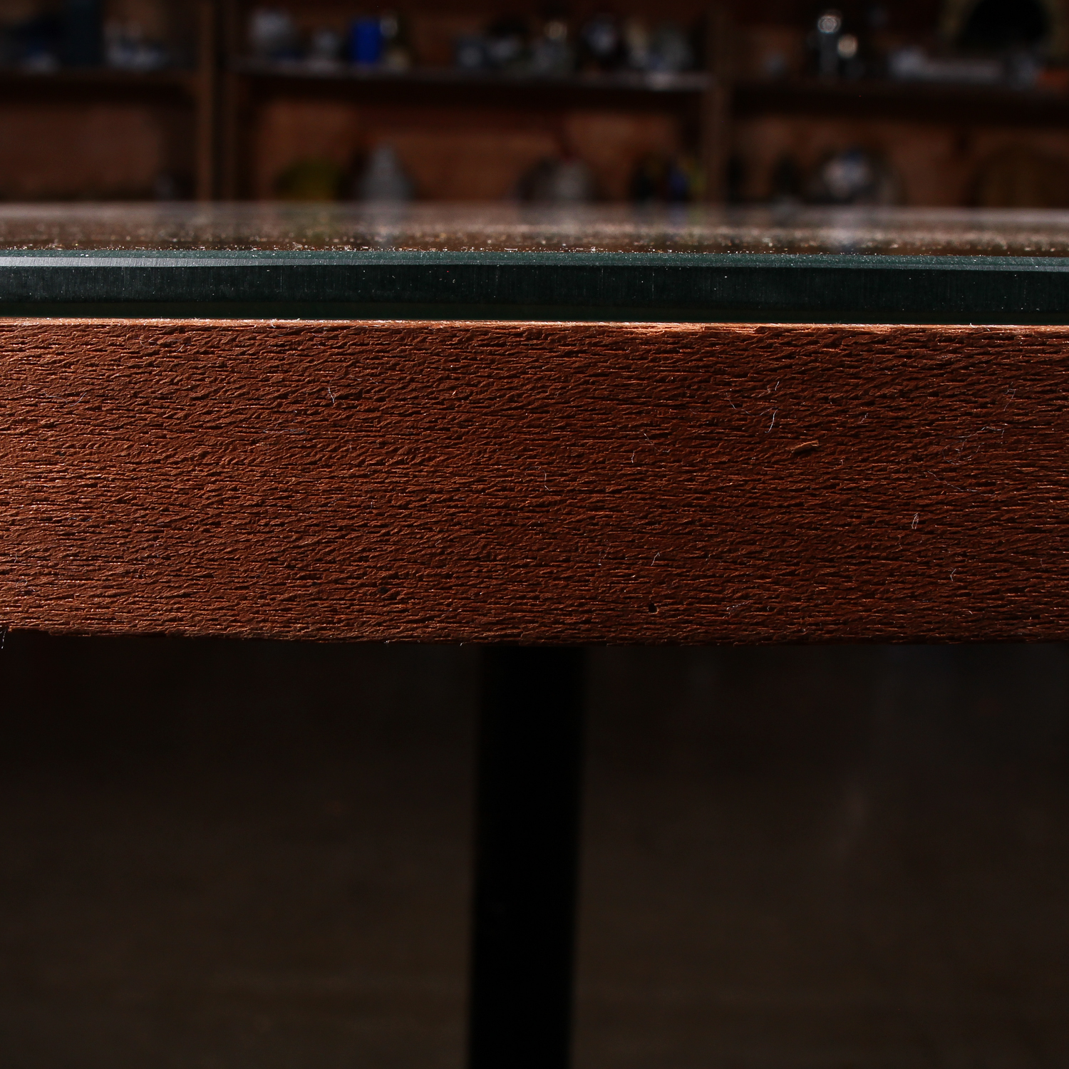Vintage Glass Top Kitchen Table