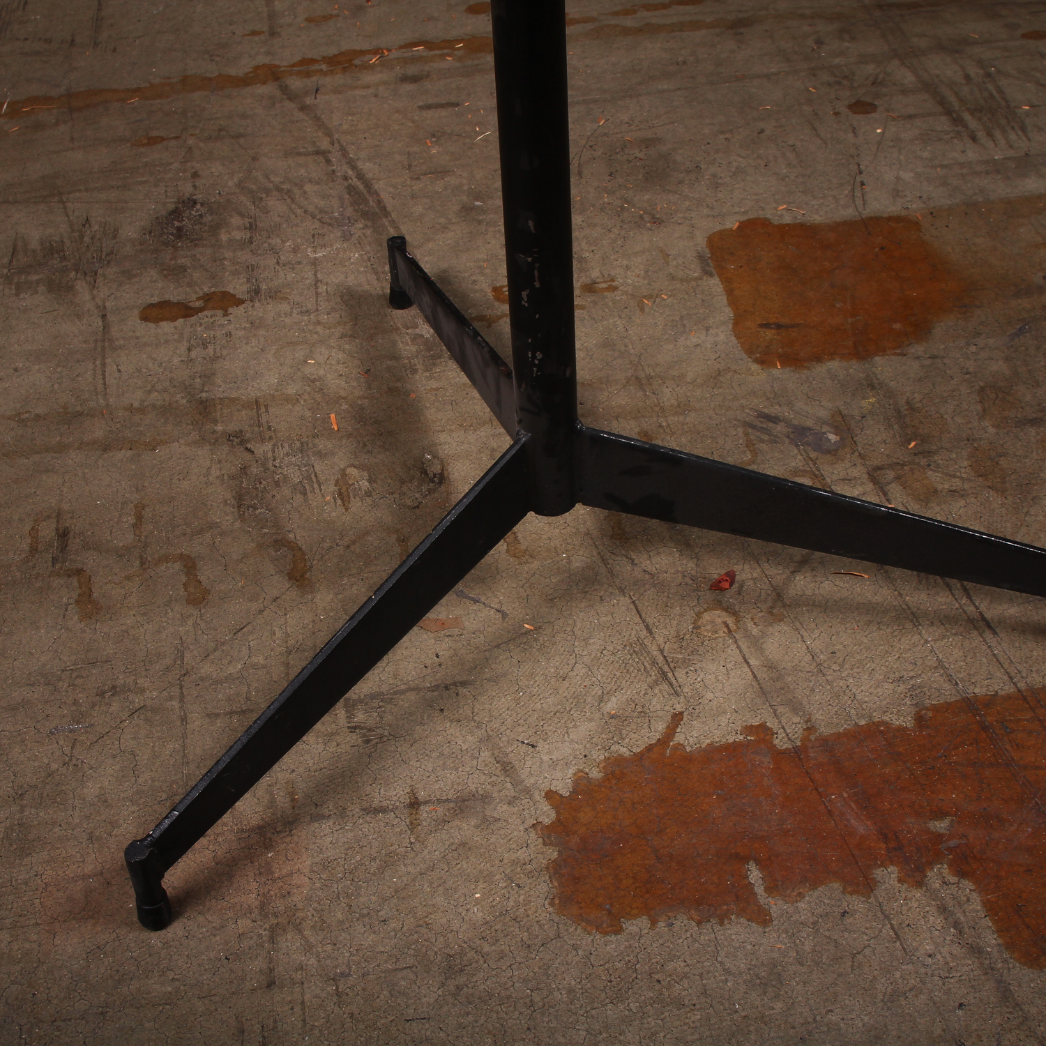 Vintage Glass Top Kitchen Table