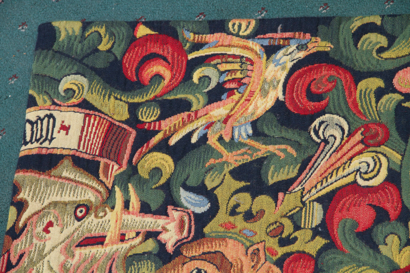 20th Century Medieval Style Wall Tapestry