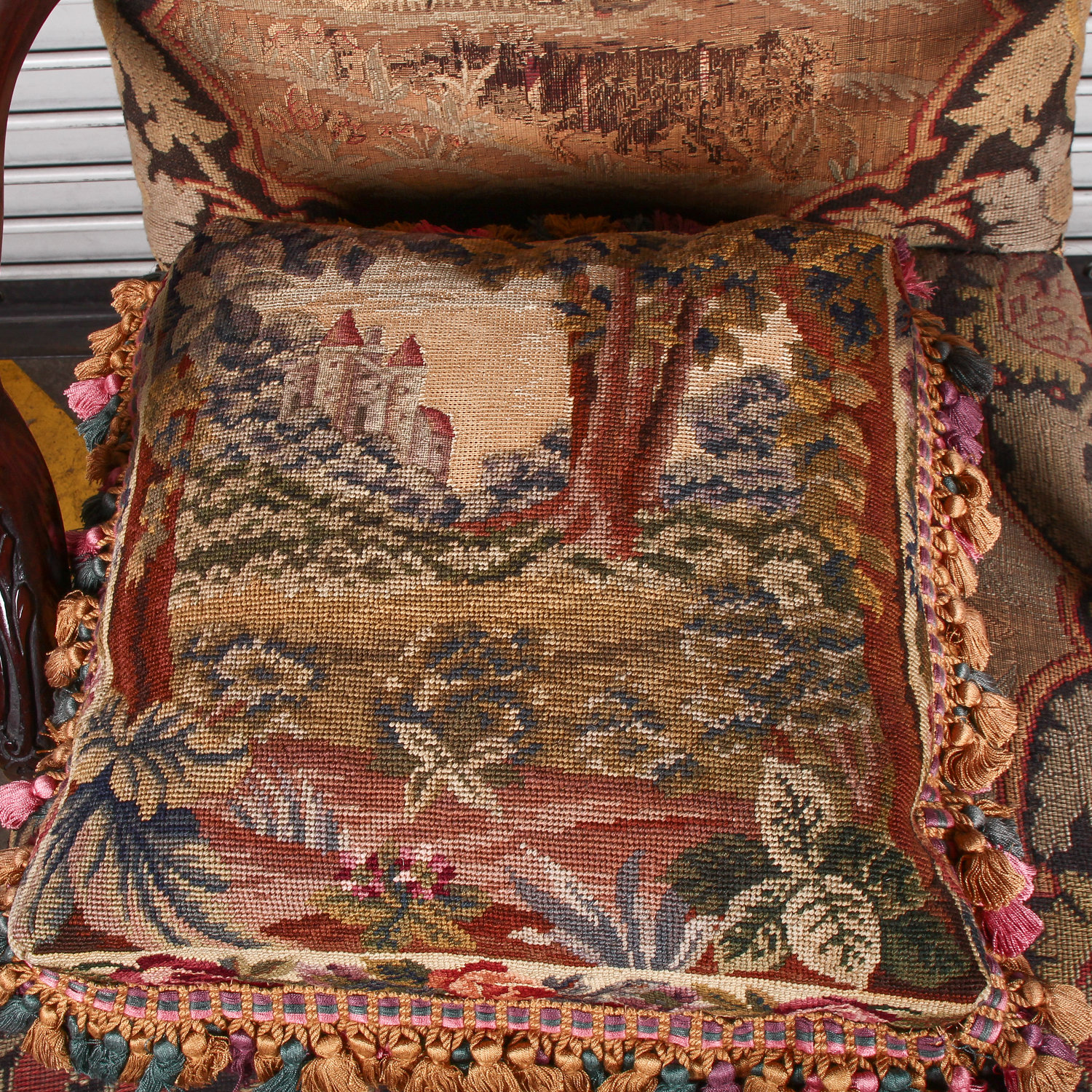 Vintage Chippendale Style Armchair