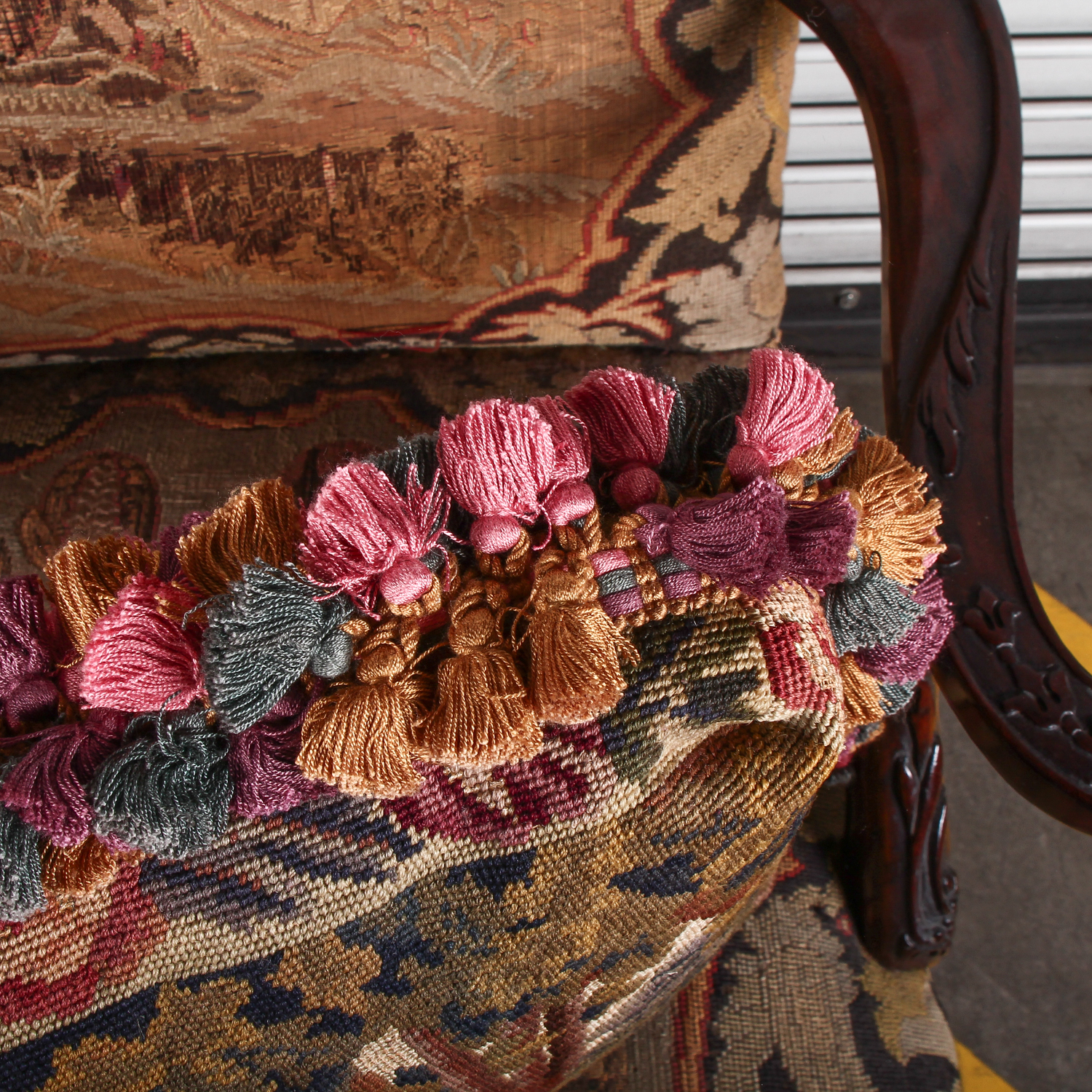 Vintage Chippendale Style Armchair