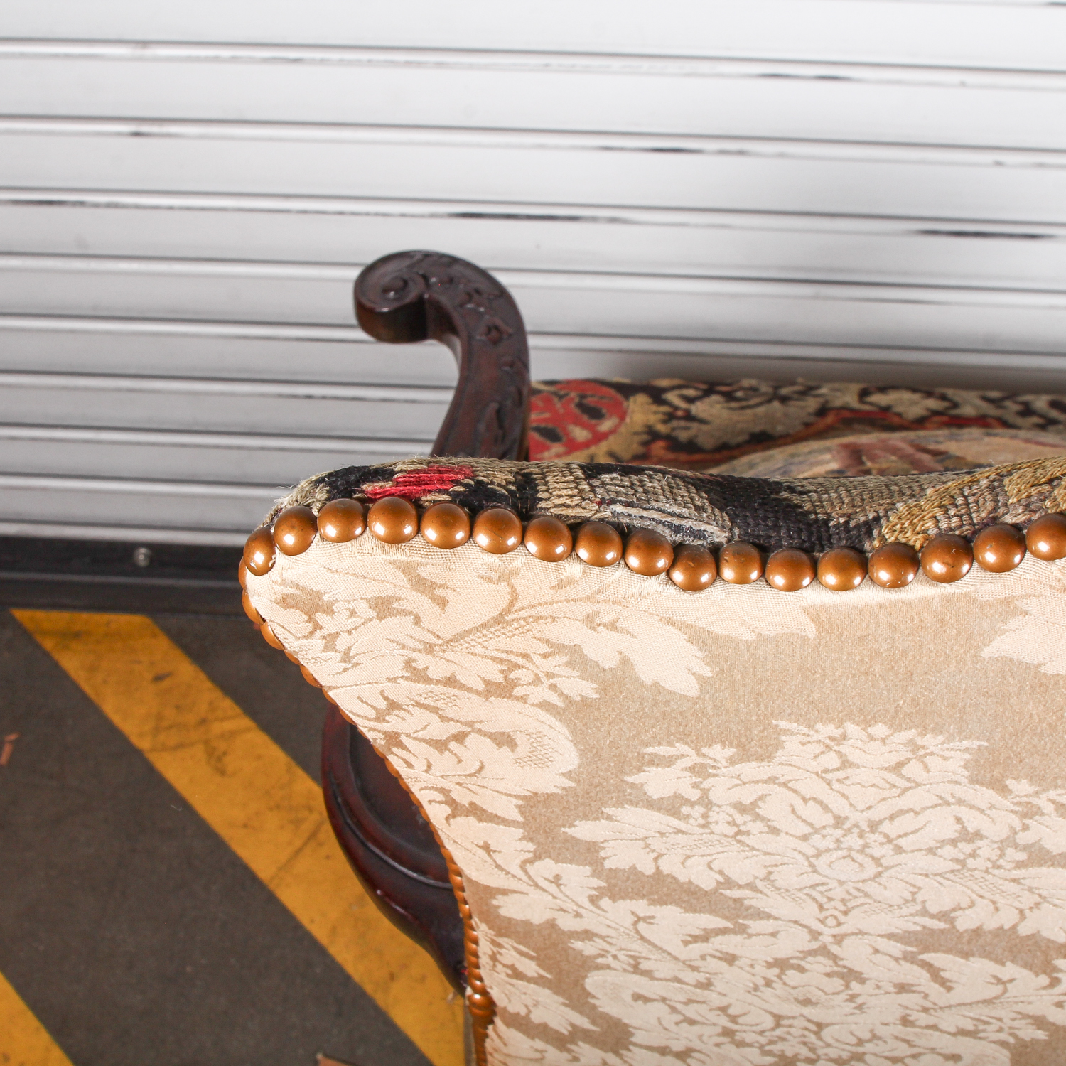Vintage Chippendale Style Armchair