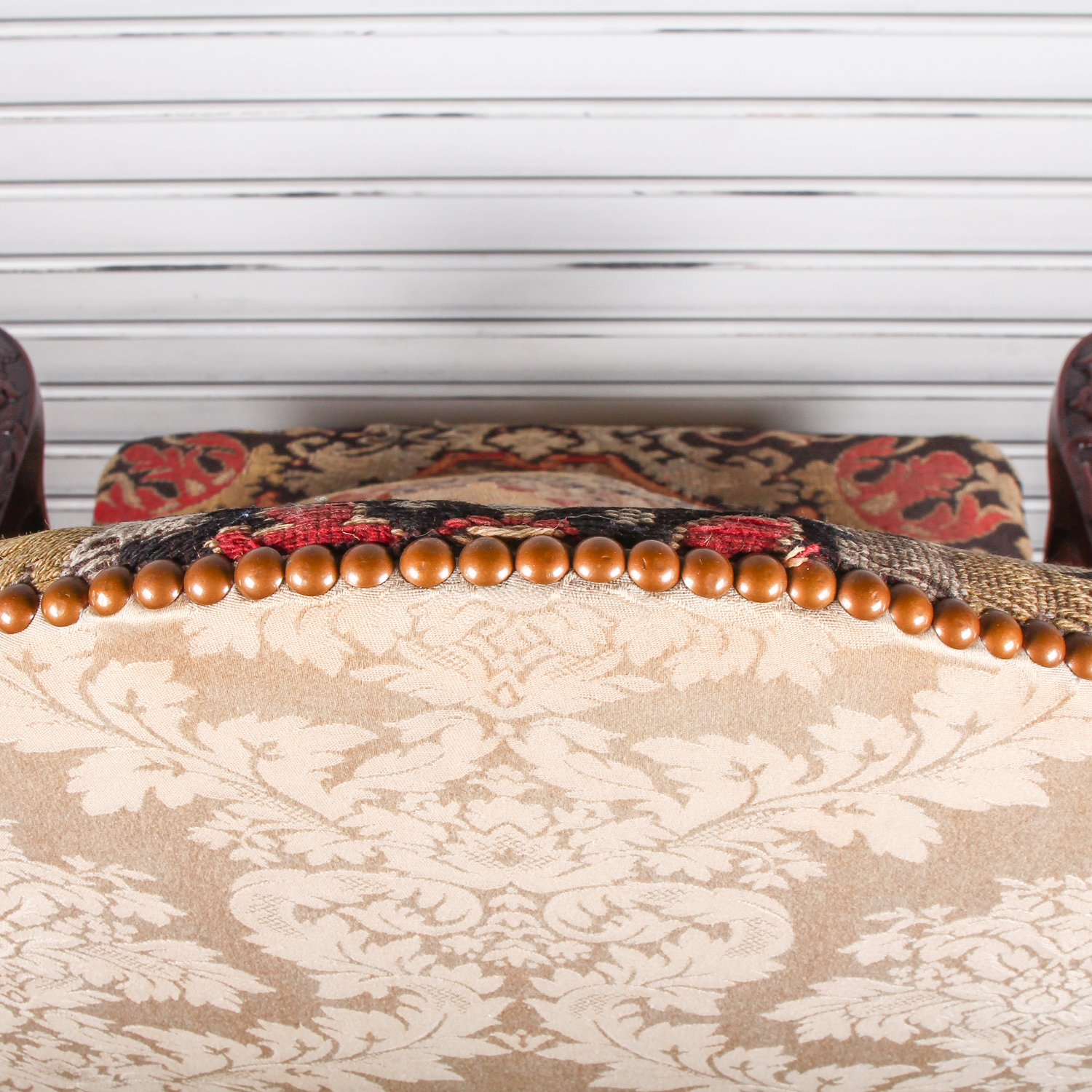 Vintage Chippendale Style Armchair