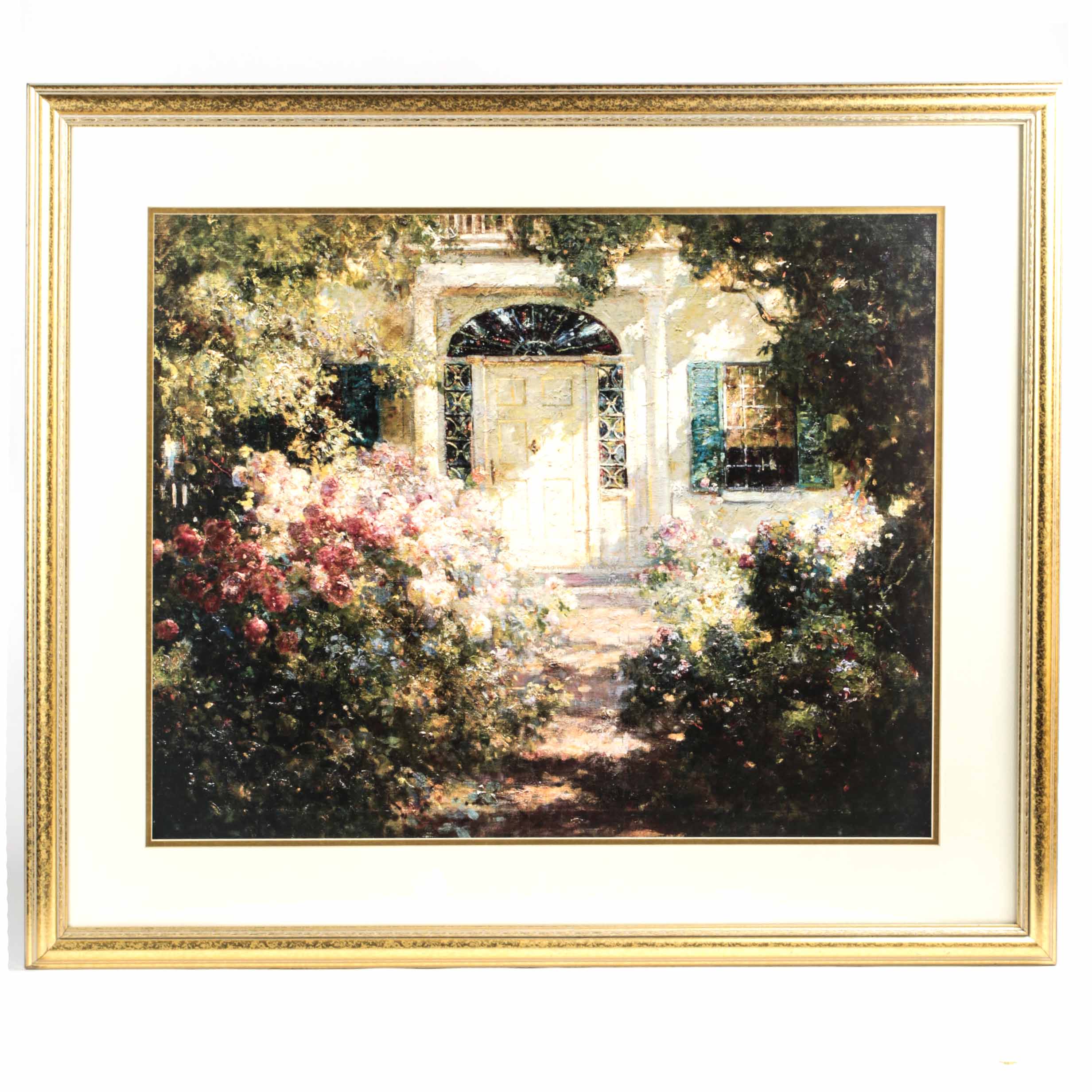Framed Print "Doorway and Garden" after Abbott Fuller Graves