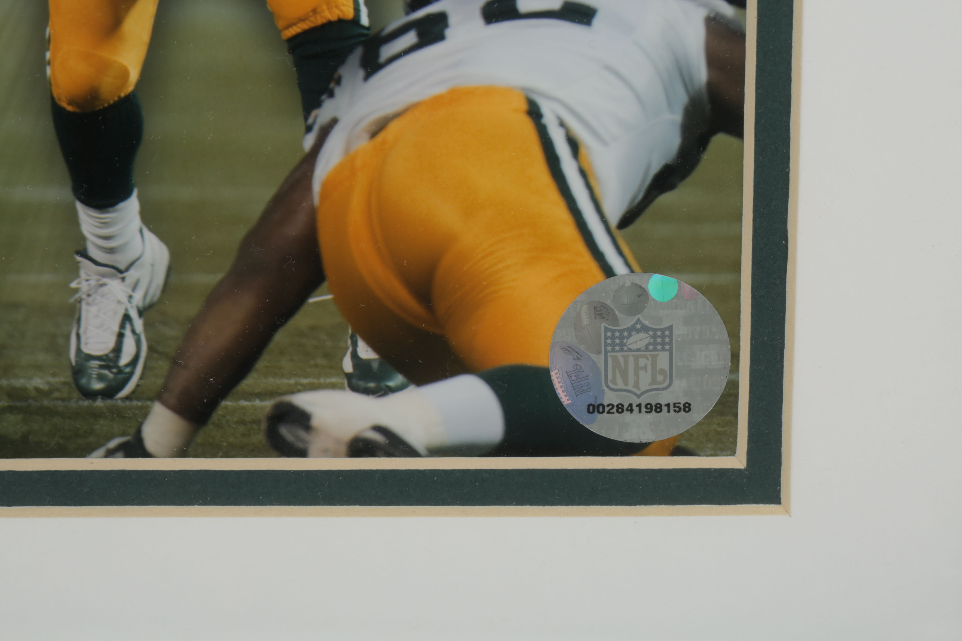 Brett Favre Print Commemorating Record Breaking Touchdown Pass