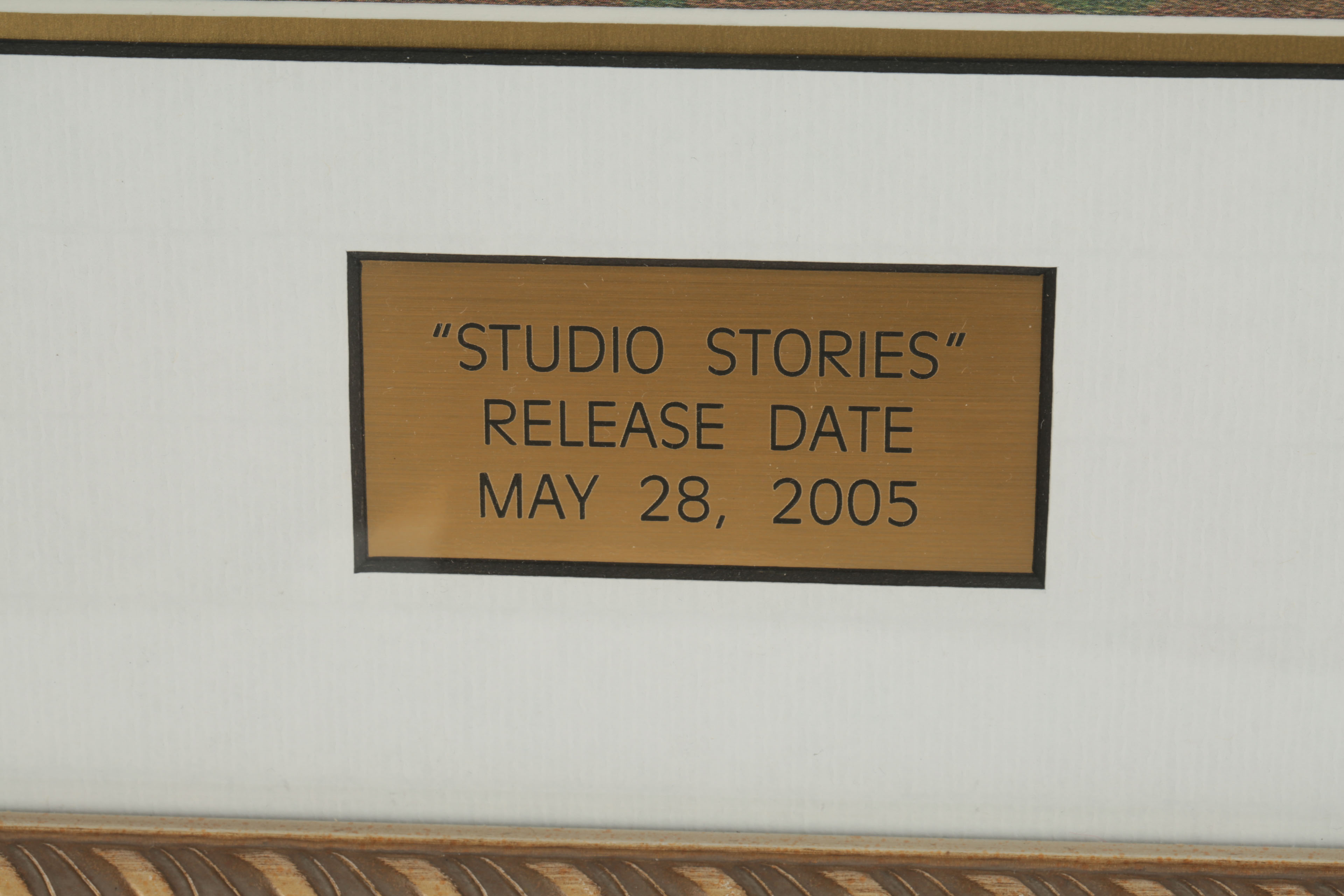 Disney Sericel on Offset Lithograph "Studio Stories 2005"