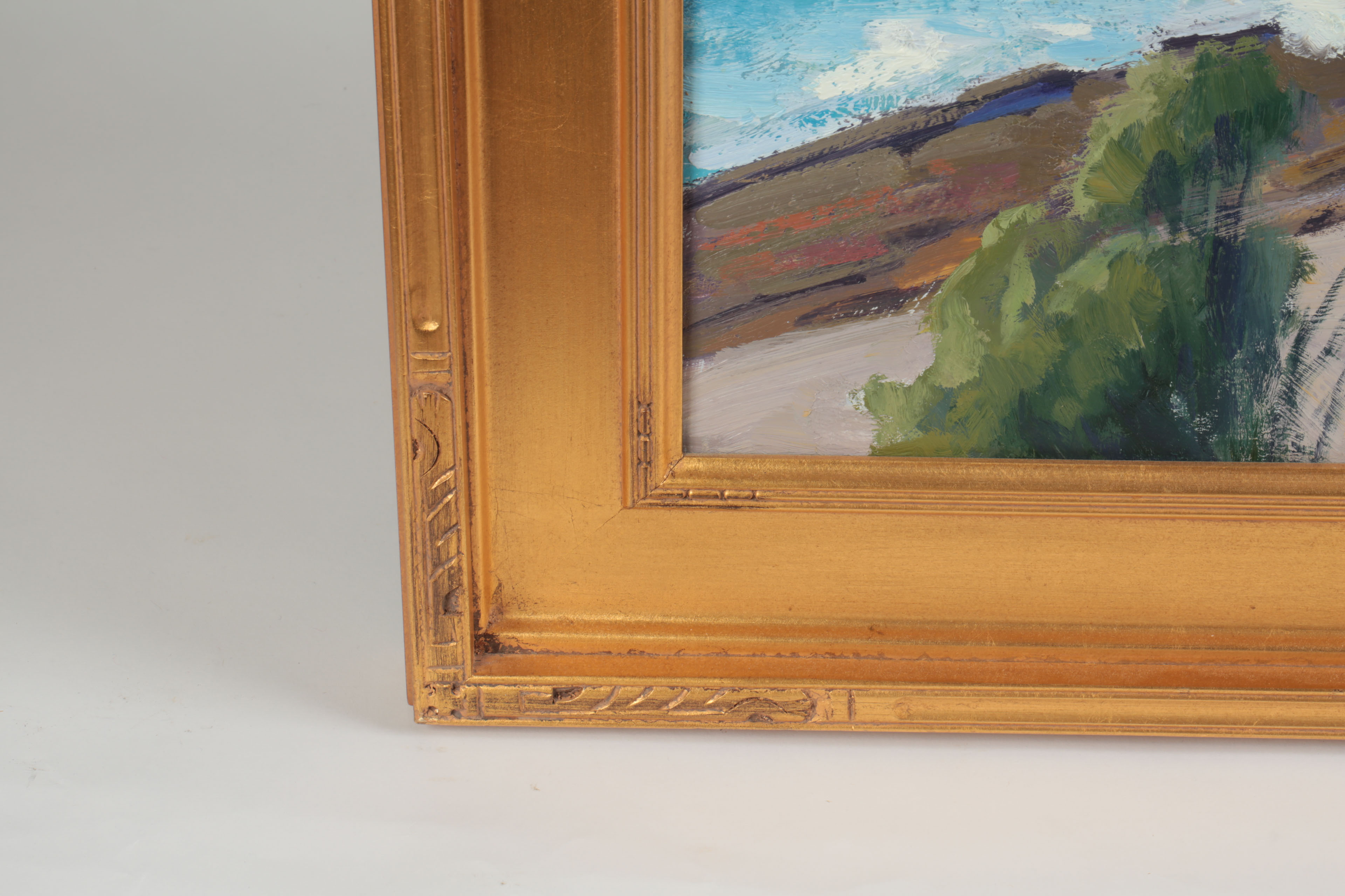Joseph Aaron Oil Painting on Board "Summer Surf, Heisler Park"