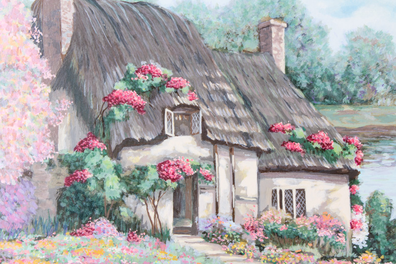 Earlene Moses, "Sussex I" and "Sussex II" Numbered and Signed Serigraphs