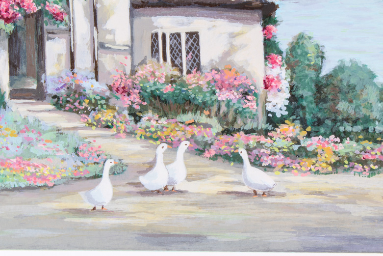 Earlene Moses, "Sussex I" and "Sussex II" Numbered and Signed Serigraphs