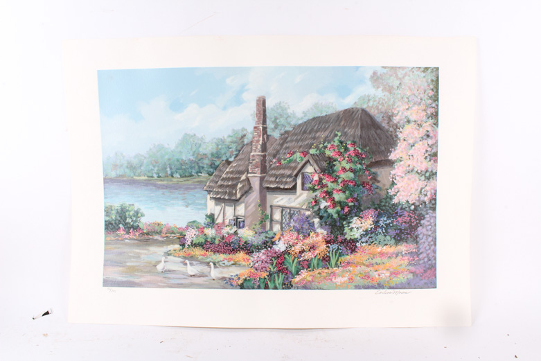 Earlene Moses, "Sussex I" and "Sussex II" Numbered and Signed Serigraphs
