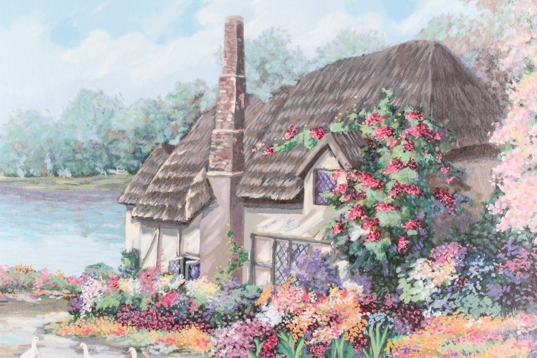 Earlene Moses, "Sussex I" and "Sussex II" Numbered and Signed Serigraphs