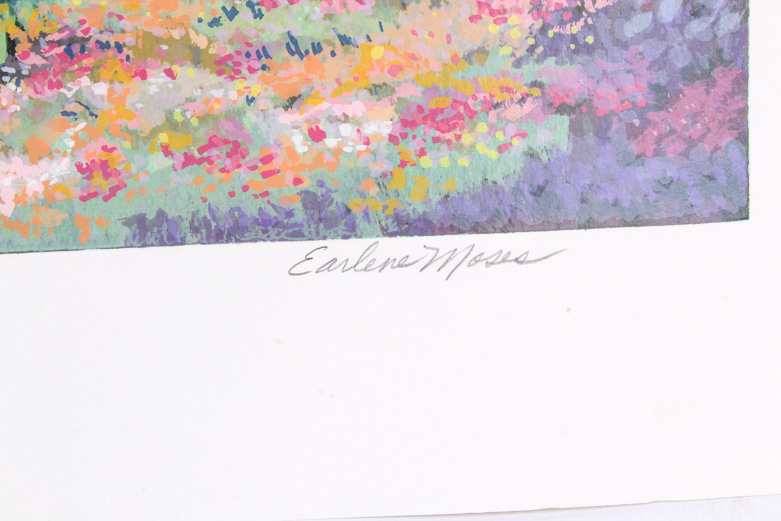 Earlene Moses, "Sussex I" and "Sussex II" Numbered and Signed Serigraphs