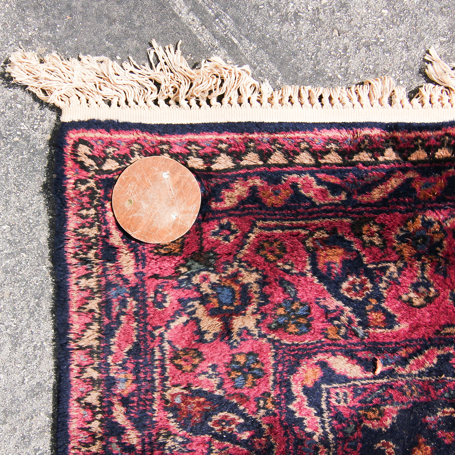 Hand-Knotted Turkish Floral Wool Area Rug