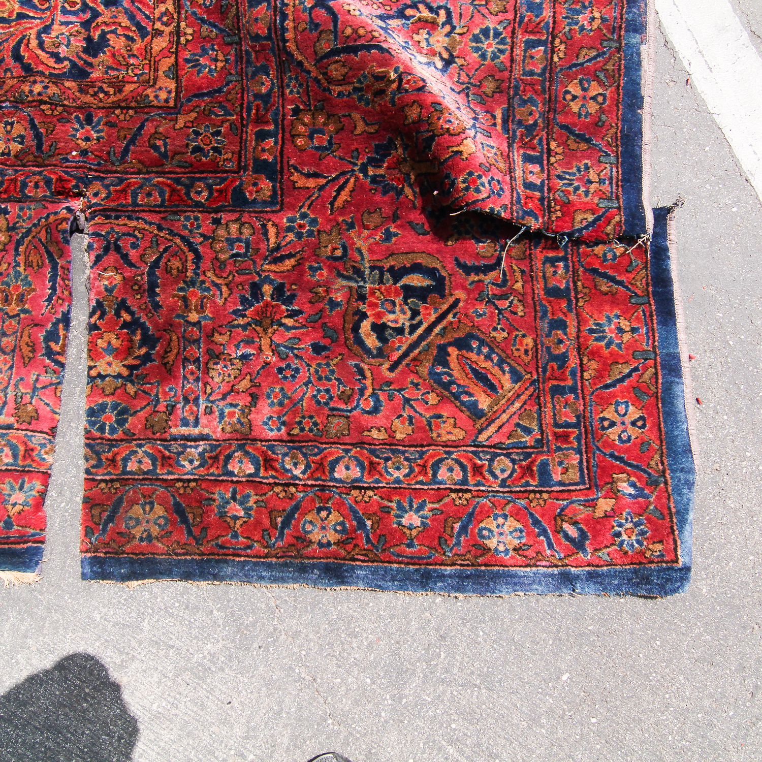 Hand-Knotted Persian Kashan Palace Rug