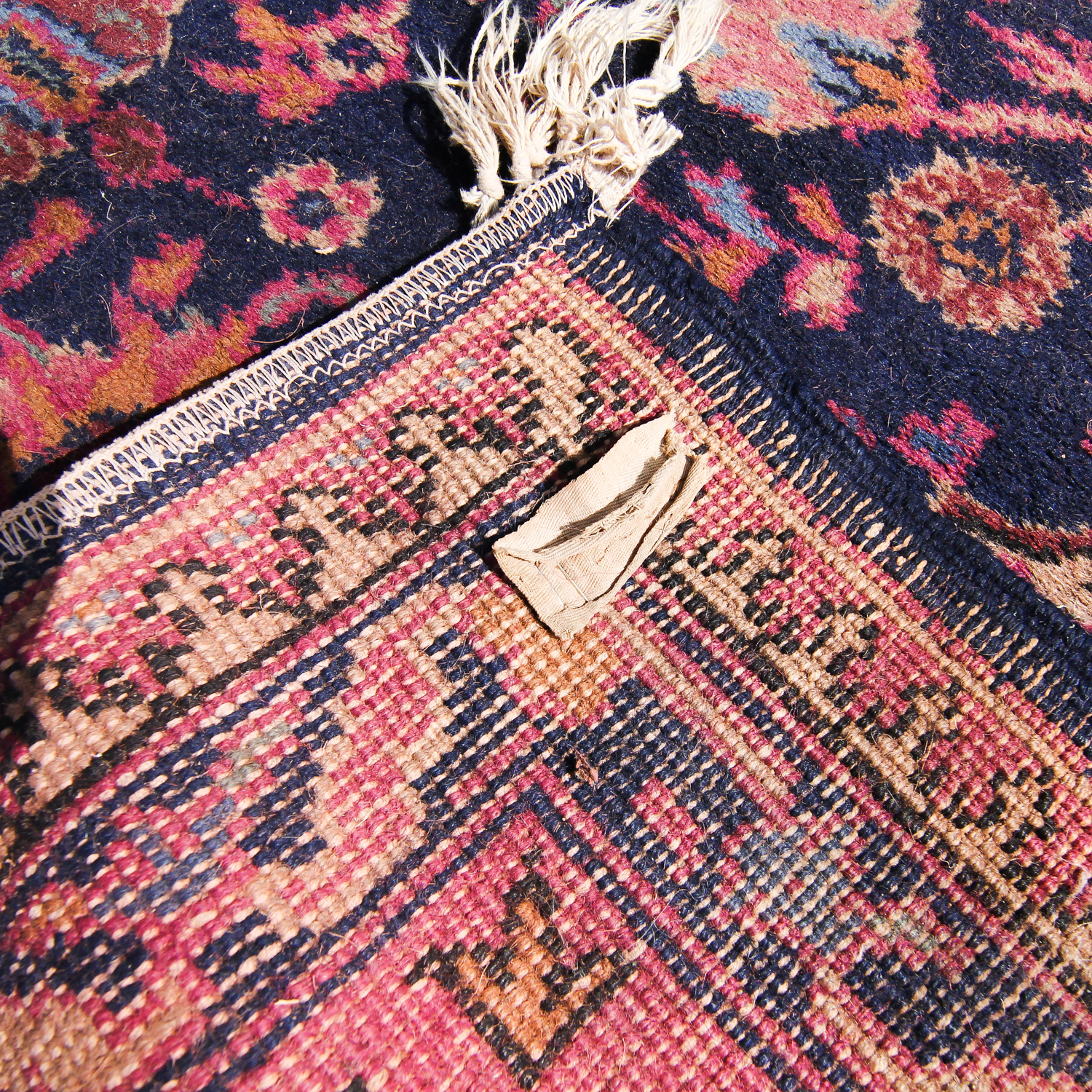 Hand-Knotted Turkish Floral Wool Area Rug