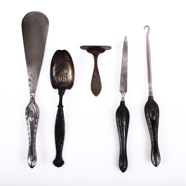 Assortment of Sterling Silver Household Items