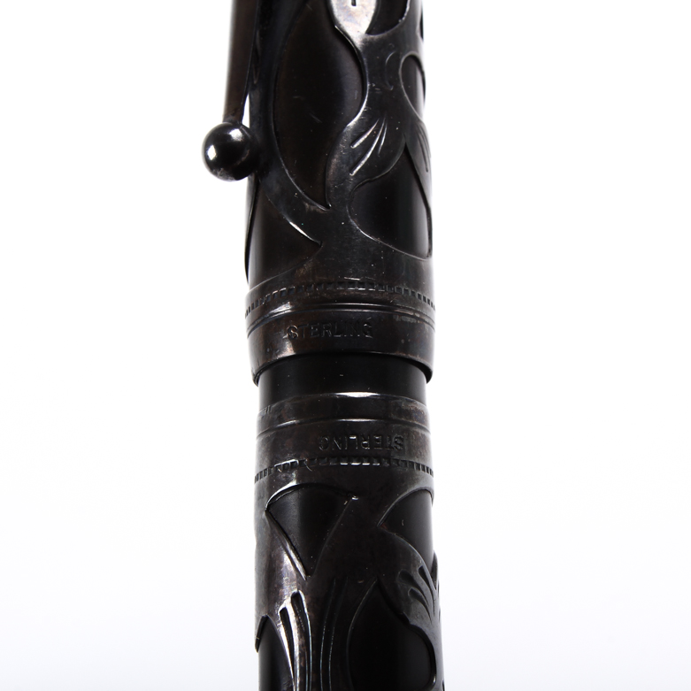 Waterman Ideal Fountain Pen with Sterling Silver Detail