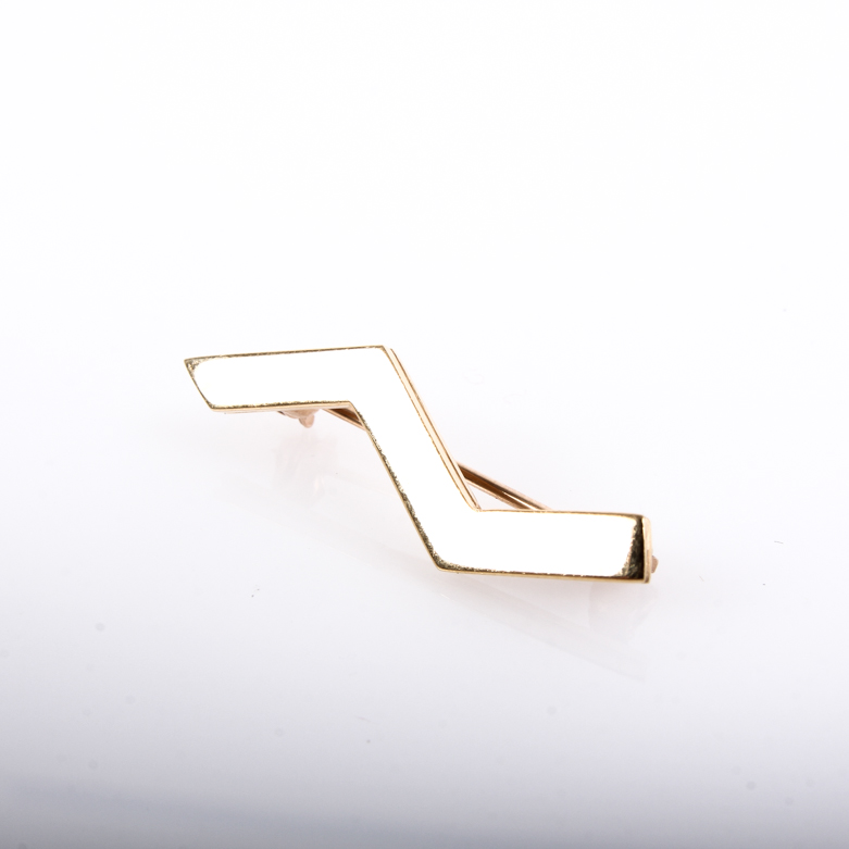 1982 Paloma Picasso for Tiffany & Co. 18K Yellow Gold Zig Zag Pin