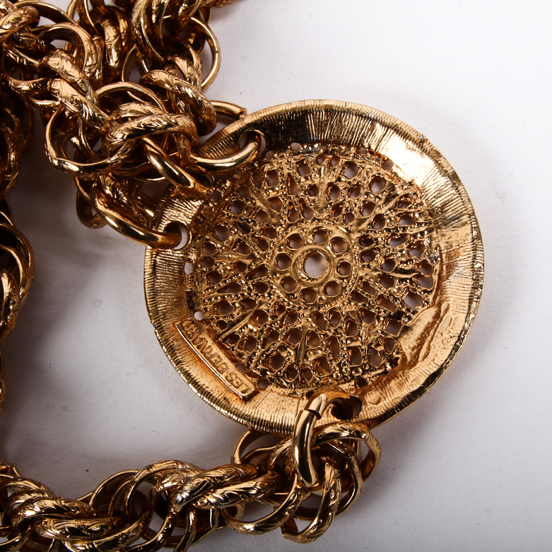 Generous Assortment of Vintage Gold-Tone Metal Costume Jewelry
