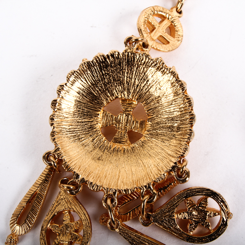 Generous Assortment of Vintage Gold-Tone Metal Costume Jewelry