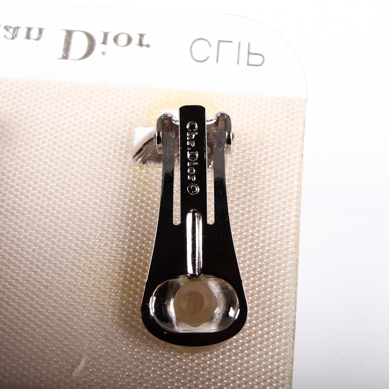 Vintage Christian Dior Interlocking Circle Earrings